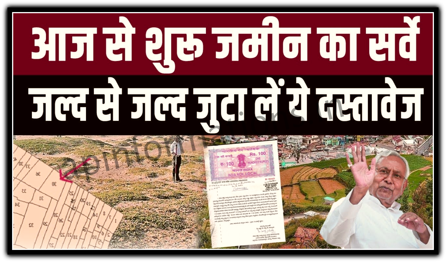 Bihar Jamin Survey Online 2024